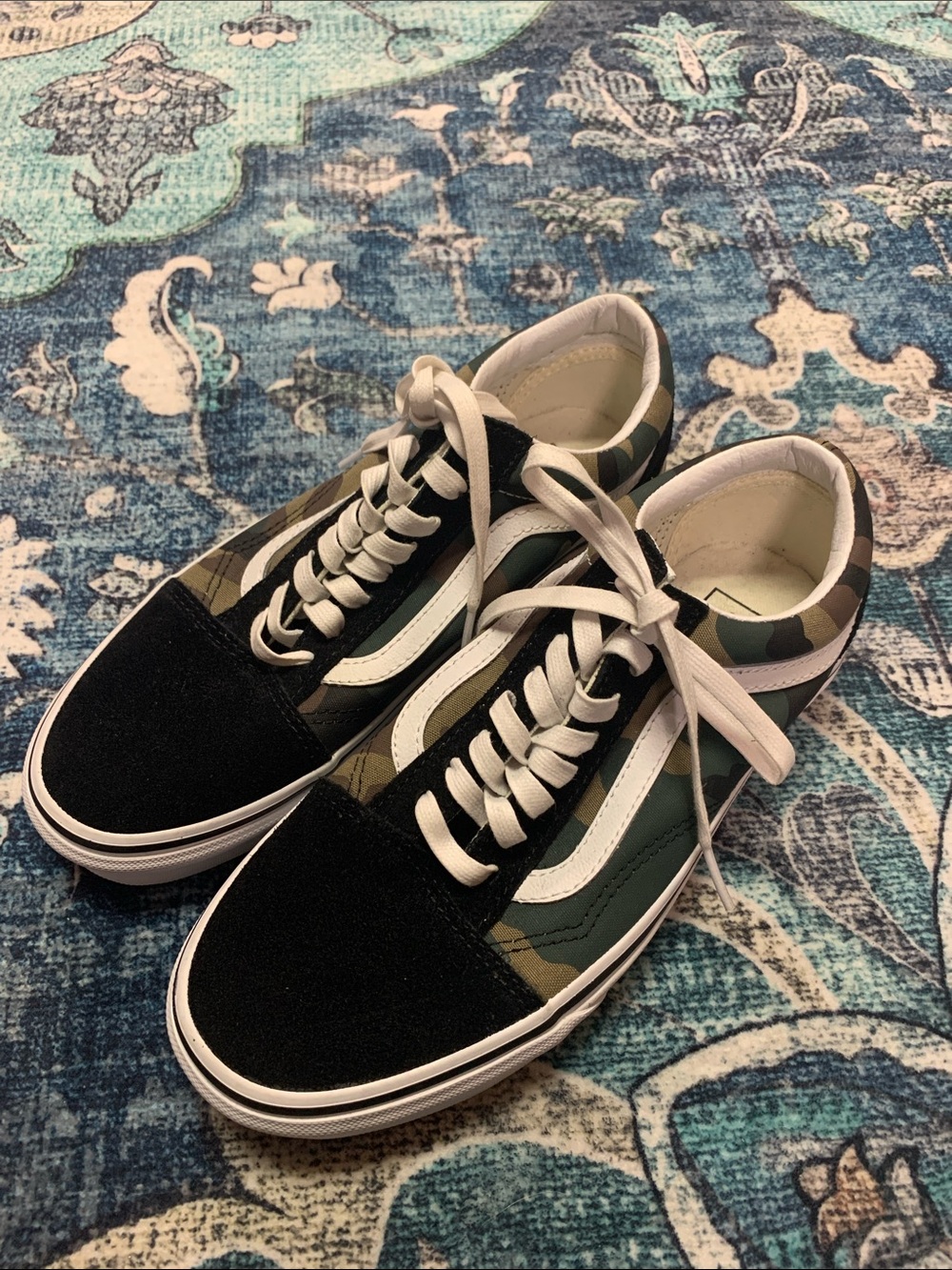 Vans skater new camouflage camo 8.5